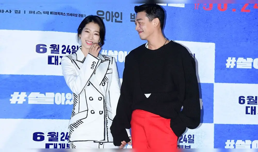 Desliza para ver más fotos de
Park Shin Hye y Yoo Ah In en la conferencia de prensa de la película coreana #Alive. Créditos: Osen Desliza para ver más fotos de
Park Shin Hye y Yoo Ah In en la conferencia de prensa de la película coreana #Alive. Créditos: Osen