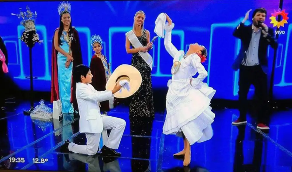 La marinera peruana se luce en la TV argentina