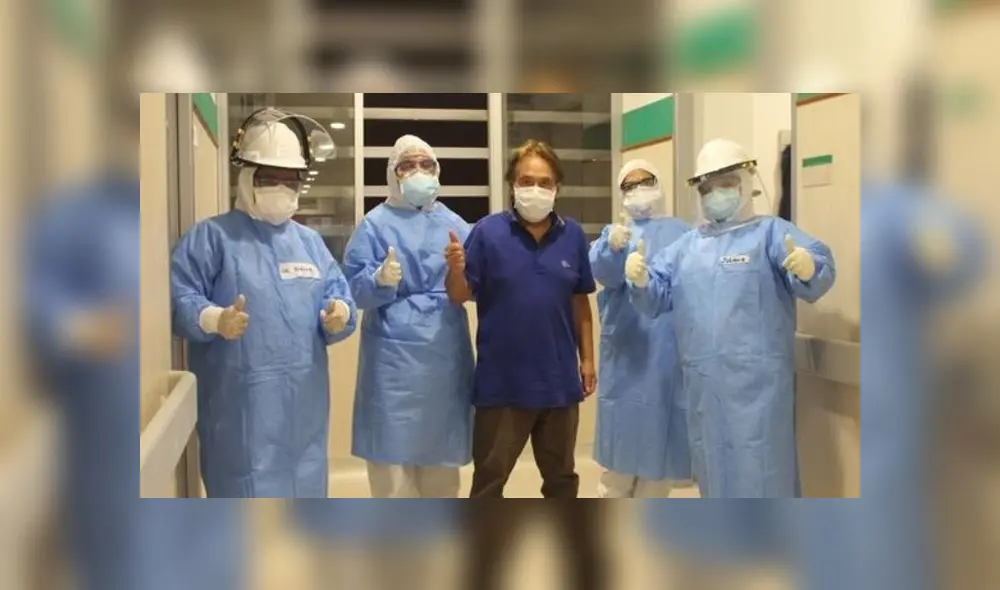 Médico se mostró muy agradecido con el personal que lo atendió y con todos los médicos que se encuentran en la primera línea. (Foto: Minsa)