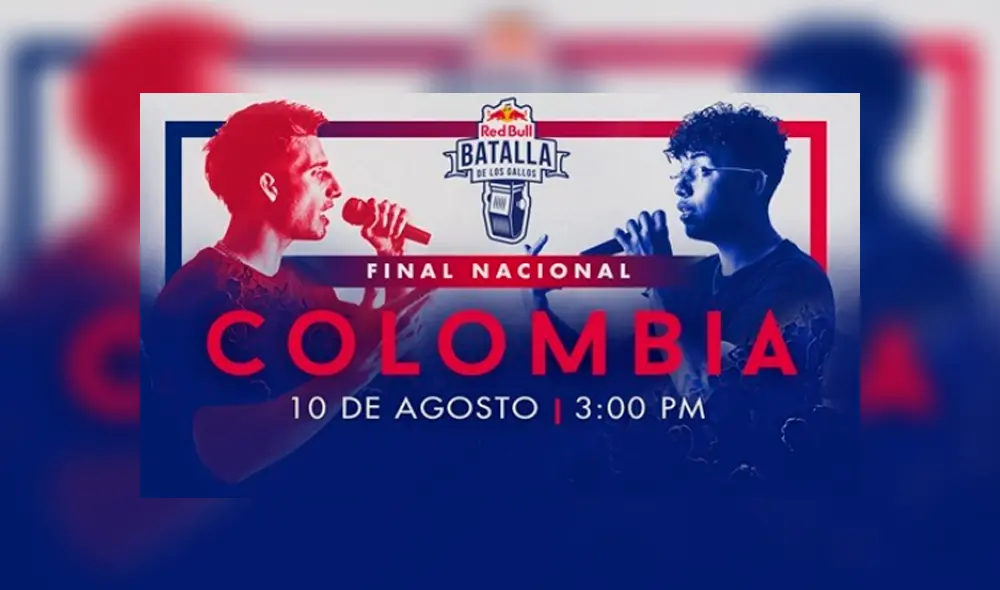 Final Nacional de Red Bull Batalla de los Gallos Colombia 2019 EN VIVO vía Red Bull TV, Facebook y YouTube este sábado 10 de agosto. Final Nacional de Red Bull Batalla de los Gallos Colombia 2019 EN VIVO vía Red Bull TV, Facebook y YouTube este sábado 10 de agosto.