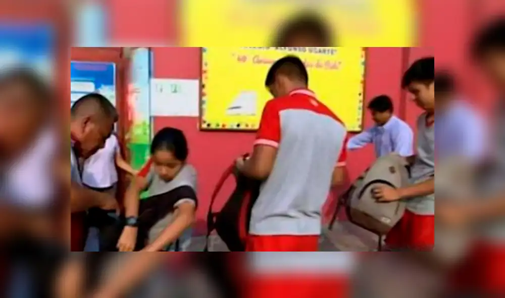 Colegio Alfonso Ugarte revisa mochilas de sus estudiantes como medida de prevención