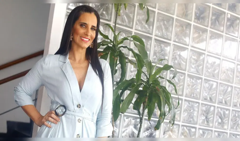 Laura Borlini conductora de Panamericana televisión.