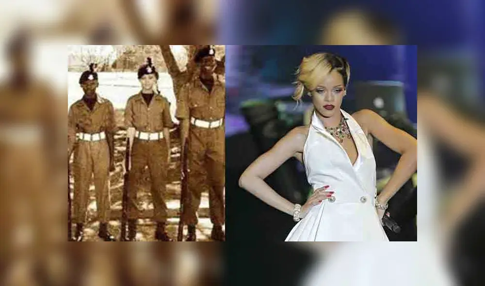 Rihanna fue cadete del Ejército de Barbados, ahora es una cantante multimillonaria. Foto: difusión. Rihanna fue cadete del Ejército de Barbados, ahora es una cantante multimillonaria. Foto: difusión.