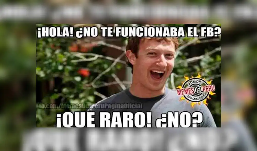 Desliza para ver los memes de la caída de Facebook. Foto: Captura. Desliza para ver los memes de la caída de Facebook. Foto: Captura.