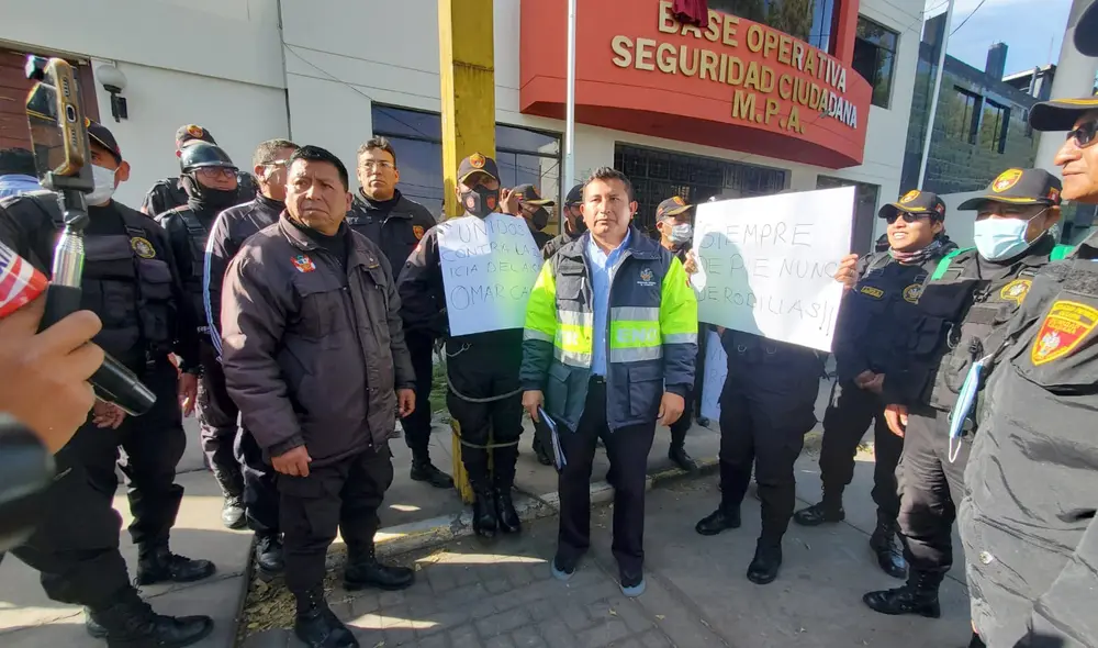 Molestia entre los trabajadores de Seguridad Ciudadana. Foto: URPI/Leonela Aquino