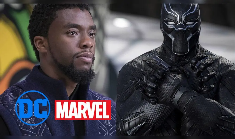 Chadwick Boseman será recordado como el gran rey T’Challa - Crédito: Marvel Studios, Logo Dc Cómics