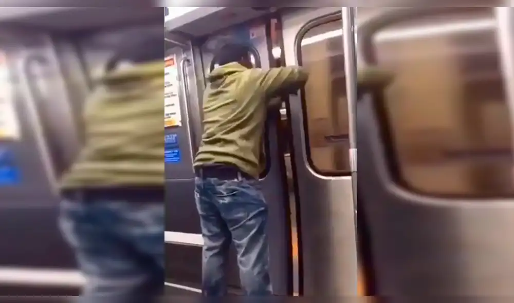 Facebook Viral: Sale del tren en pleno viaje y el resultado es el peor [VIDEO]