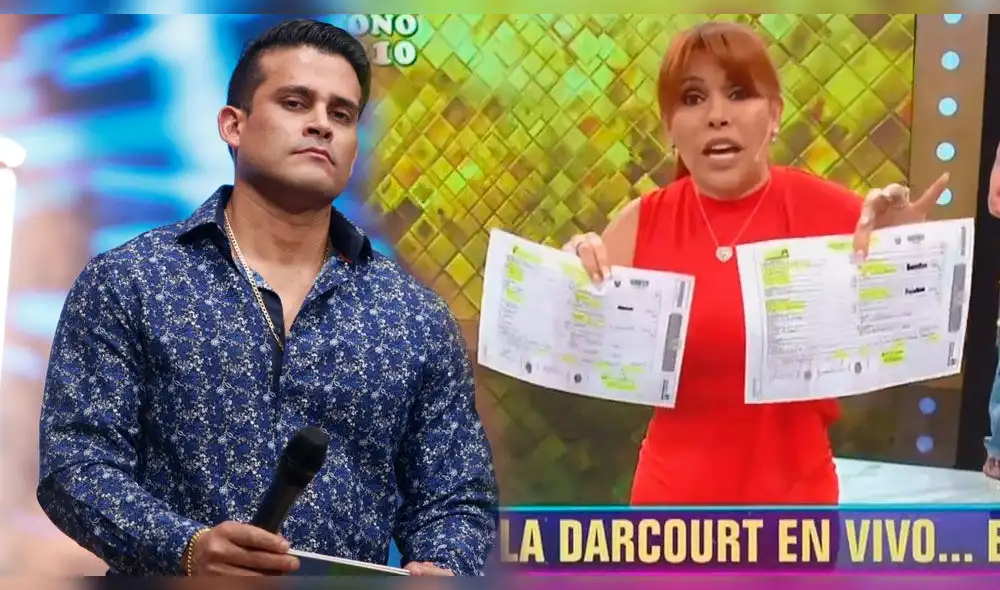 Christian Domínguez y Magaly Medina