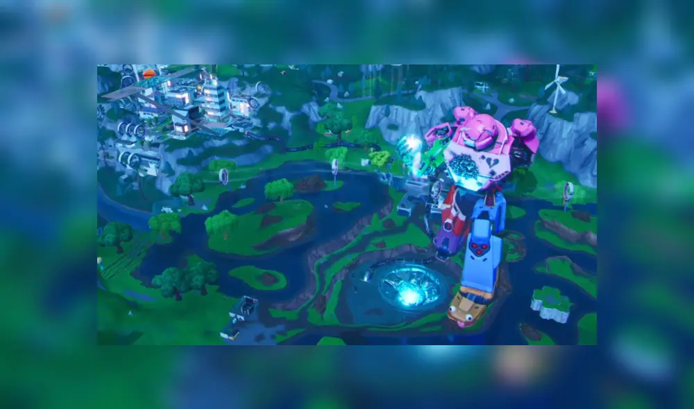 Las mejores postales del evento del fin de la temporada 9 en Fortnite. Revive la batalla entre el Monstruo y el Robot desde todo ángulo.
