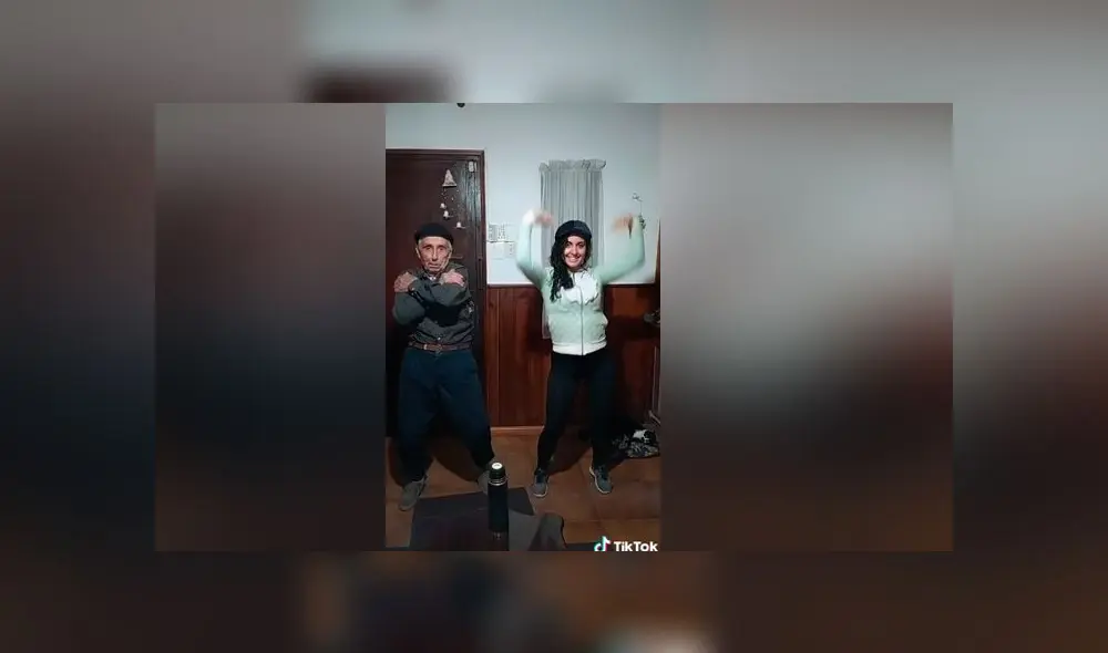 Desliza las imágenes para ver el divertido baile que hizo un padre con su hija en plena cuarentena. Foto: Meli Sellanes Álvare/TikTok Desliza las imágenes para ver el divertido baile que hizo un padre con su hija en plena cuarentena. Foto: Meli Sellanes Álvare/TikTok