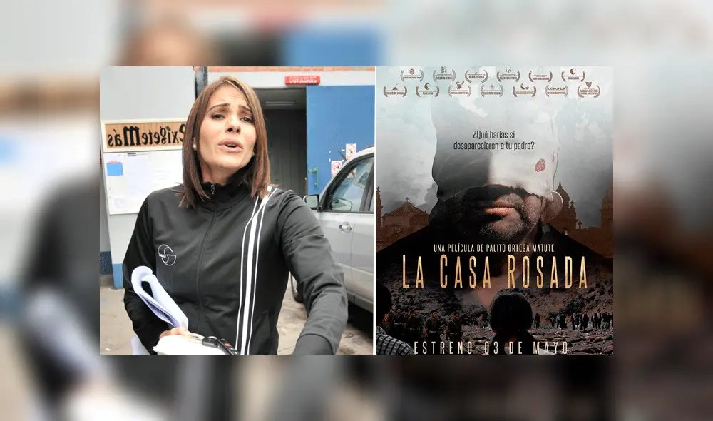 Karina Calmet arremete contra película 'La Casa Rosada' y se arma polémica en Twitter