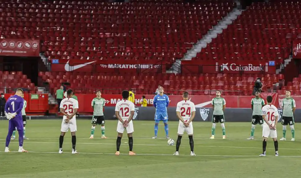 Sevilla y Betis se enfrentan por la fecha 28 de LaLiga. Foto: EFE.