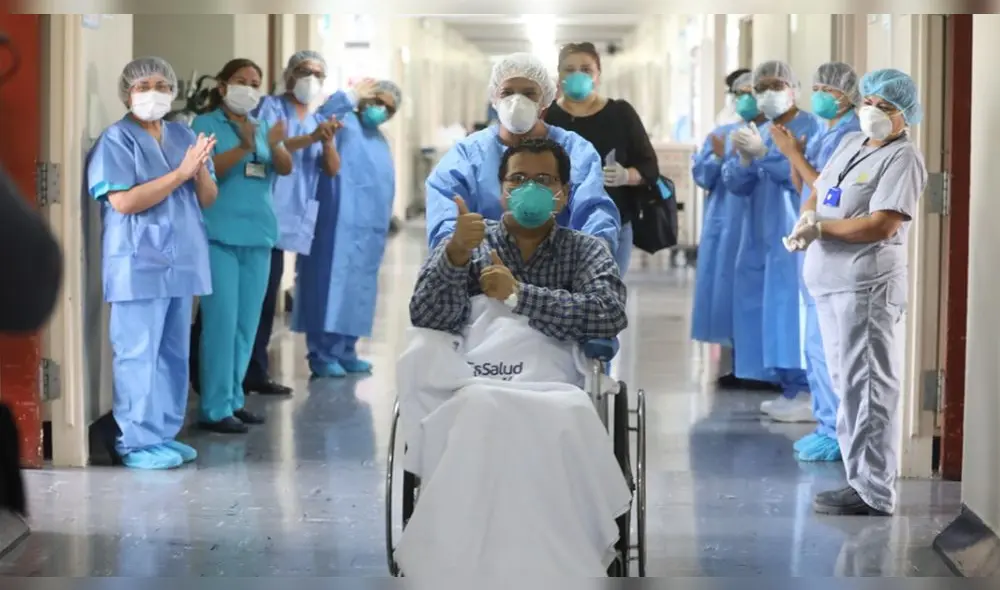 La cifra de recuperados equivale al más 93% del total de contagios diagnosticados a la fecha. Foto: EsSalud