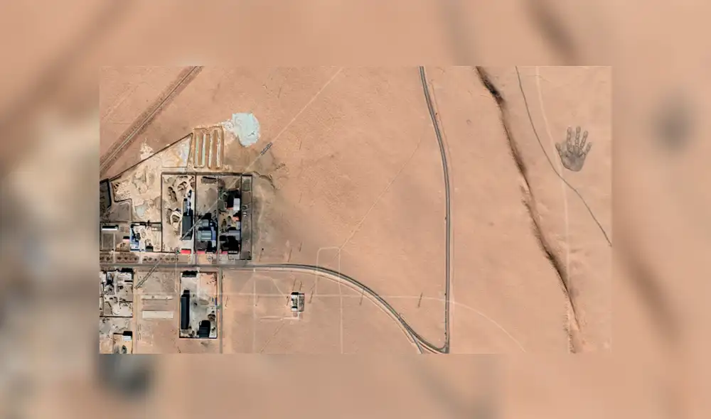 Google Maps: Descubren enorme huella humanoide cerca a extraño pueblo de China [FOTOS]
