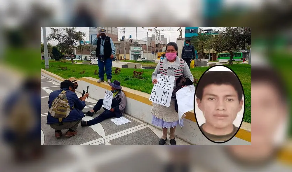 Padres se sentaron en el frontis de la sede de la Tercer Brigada de Caballería, para realizar una protesta pacífica.