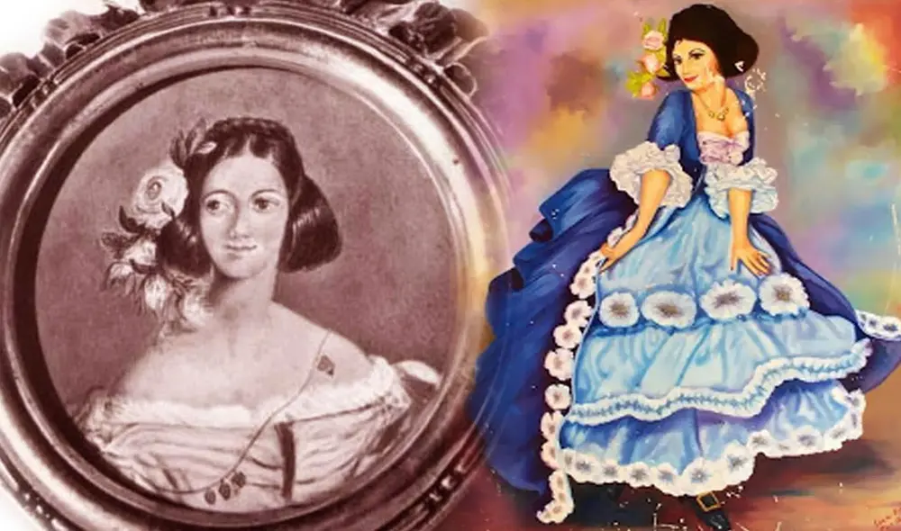 'La Perricholi' fue un personaje muy mediático en la época del virreinato, pues fue la amante del virrey Manuel de Amat y Junyet. Foto: composición LR/Compendio Histórico del Perú