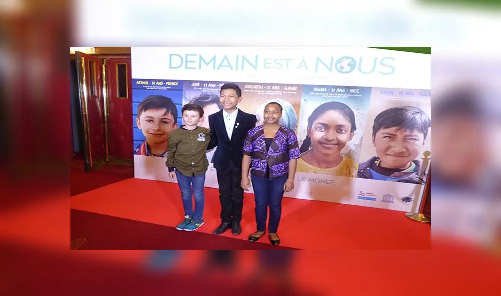 José Adolfo Quisocala estuvo presente en el estreno de su película