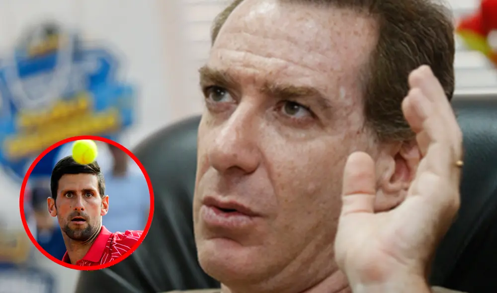 Periodista deportivo Eddie Fleischman arremetió contra Novak Djokovic por dar positivo a COVID-19. (FOTO: Composición/La República).