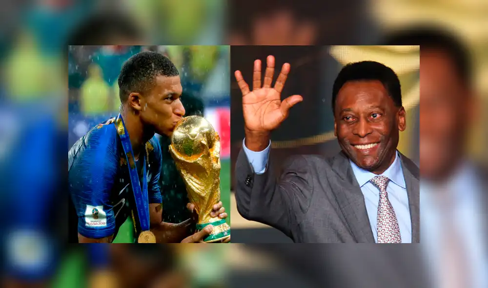 Kylian Mbappé respondió a los elogios de Pelé
