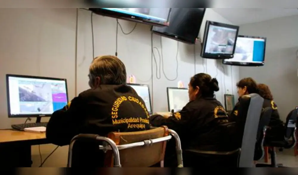 Menos del 50% de cámaras de seguridad funcionan en el Cercado de Arequipa.