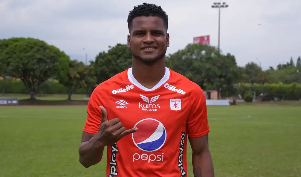 Aldair Rodríguez jugará por primera vez en un club del extranjero. Foto: América de Cali