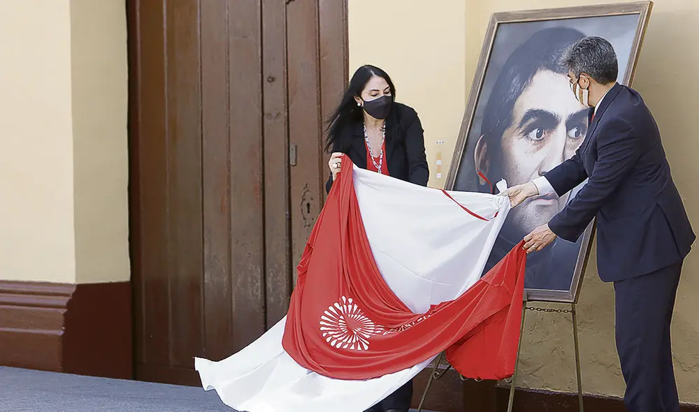 El nuevo retrato del general José de San Martín, ofrecido a la ciudad. Foto: Marco Cotrina/La República