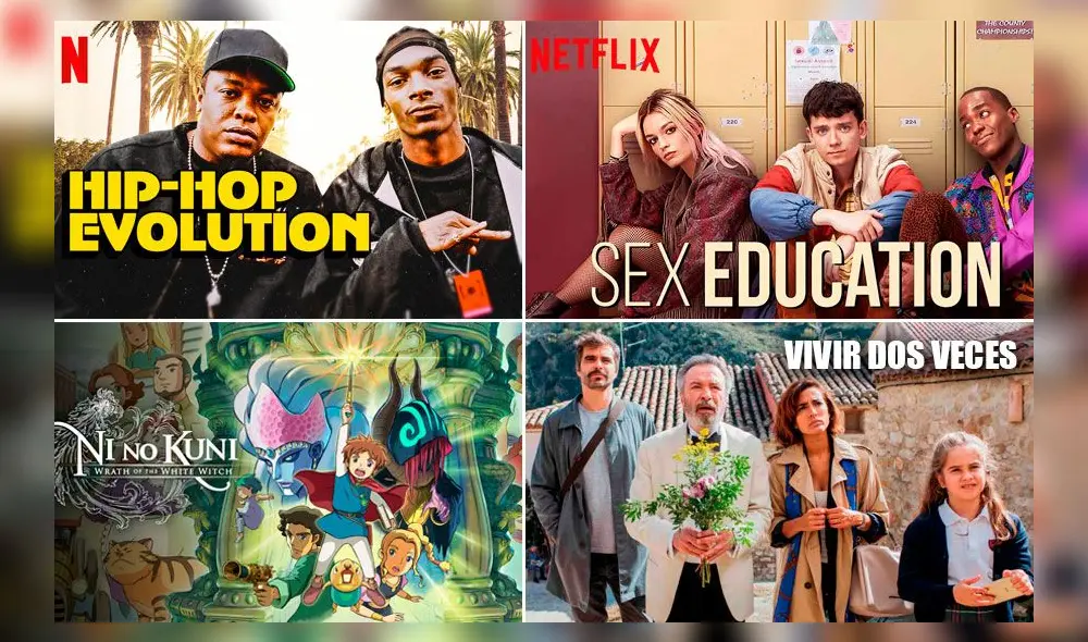 Estrenos Netflix enero 2020. Créditos: Composición