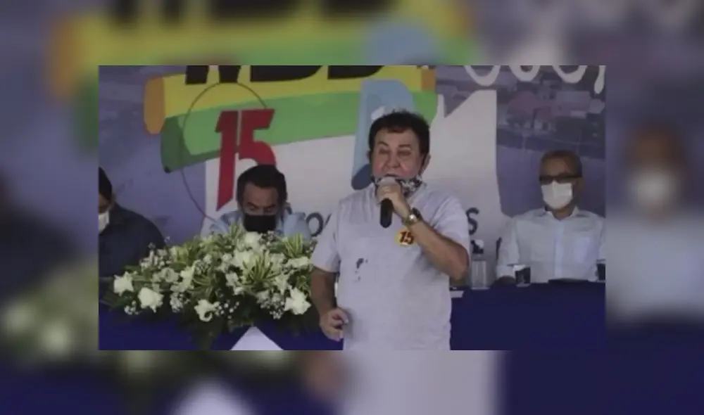 João Vicente Claudino se comparó con el actual mandatario de la población, en un evento público. Foto: captura/redes sociales