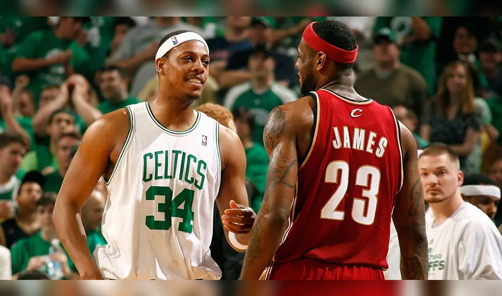 Paul Pierce dejó fuera de su lista a LeBron James.