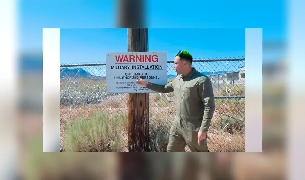 A través de un video de YouTube, peruano mostró la insólita experiencia que vivió al llegar al ‘Área 51’ y ver lo que había en el misterioso lugar A través de un video de YouTube, peruano mostró la insólita experiencia que vivió al llegar al ‘Área 51’ y ver lo que había en el misterioso lugar