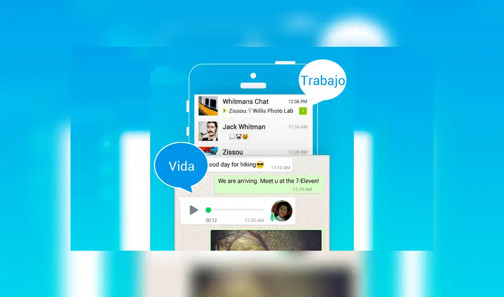 WhatsApp: ¿deseas tener 2 cuentas en tu smartphone? Usa este truco [FOTOS]