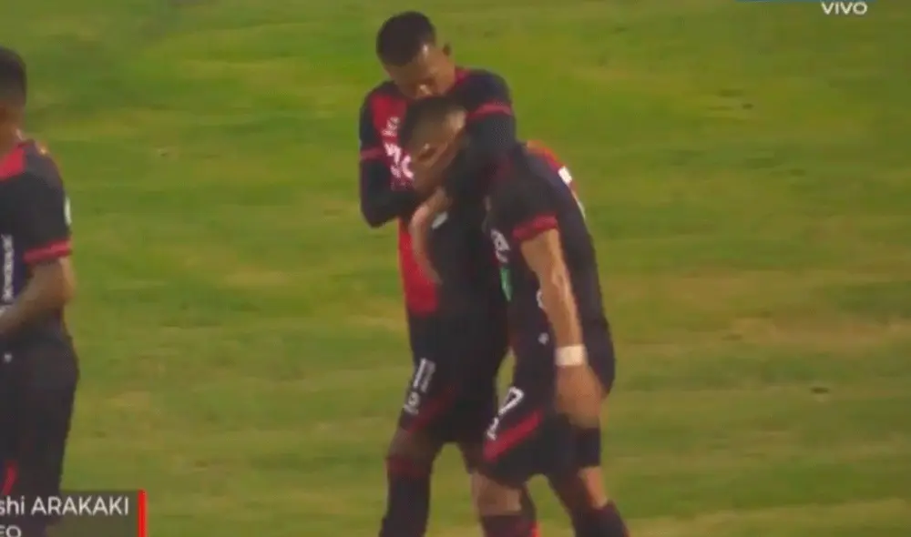 Hideyoshi Arakaki anotó el primer gol del Alianza Lima vs. Melgar por la Copa Bicentenario 2019. | Foto: Gol Perú