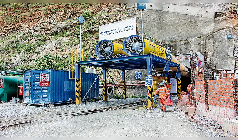 Expectativa. Esperan continuar con trabajos en el túnel.