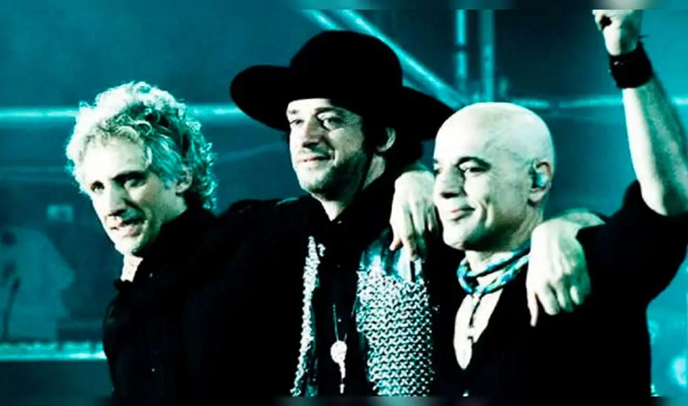 La banda argentina Soda Stereo fue homenajeada por la agrupación de cumbia Agua Marina.