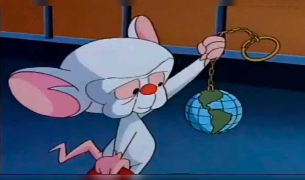 Pinky le hace obsequio navideño a Cerebro