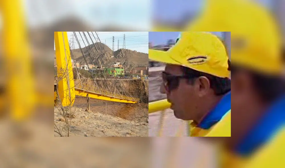 "El puente no se ha caído, se ha desplomado" asegura funcionario de Emape | VIDEO "El puente no se ha caído, se ha desplomado" asegura funcionario de Emape | VIDEO
