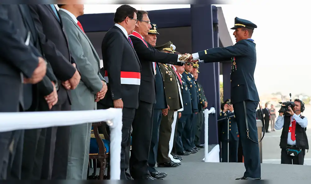 Vizcarra tomó juramento a 79 nuevos oficiales de la Fuerza Aérea [VIDEO]