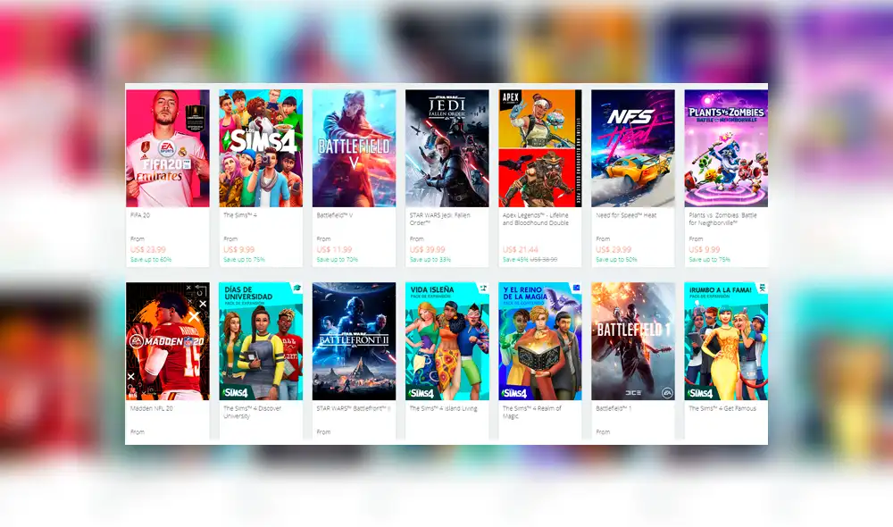 En todas las franquicias de EA y más. En todas las franquicias de EA y más.