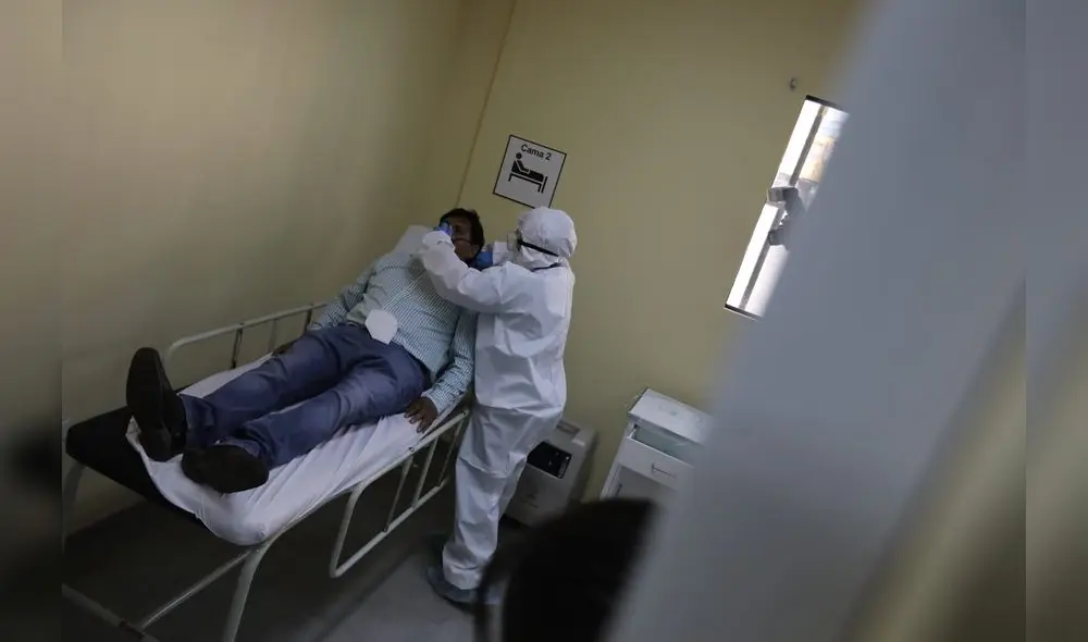 Inauguran centro de atención temporal de oxigenación. Foto: Jorge Cerdán/ La República