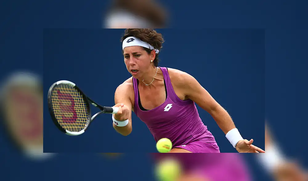 La española Carla Suárez Navarro fue multada por la falta de esfuerzo en su primer partido del US Open.