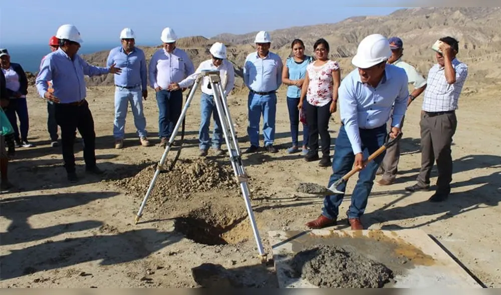 Inician trabajos de construcción en el cementerio de El Alto.