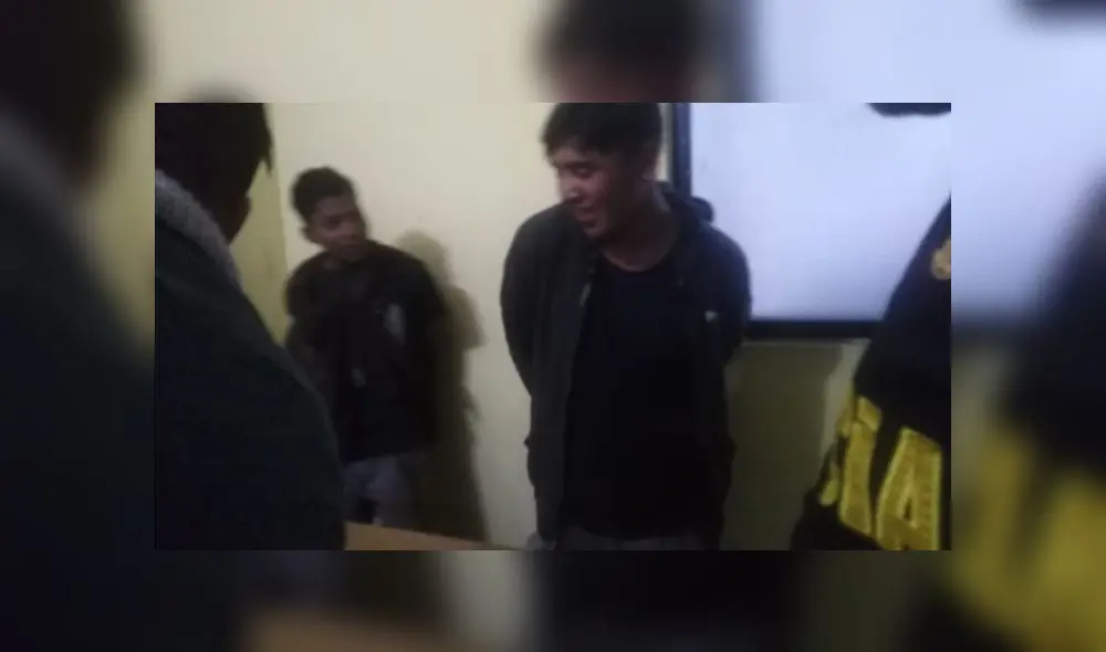 Hampones fueron identificados por su víctima en la Depincri del Rímac. (Foto: PNP) Hampones fueron identificados por su víctima en la Depincri del Rímac. (Foto: PNP)