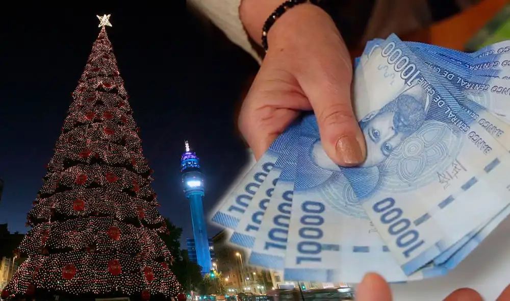 El aguinaldo de Navidad es un derecho que corresponde por ley a trabajadores públicos y pensionados. Foto: composición LR / AFP / El Mercurio