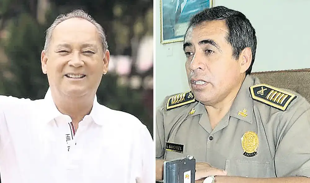 Republicanos. General PNP (r) Abel Gamarra Malpartida y el coronel (PNP) Luis Sánchez Lira. Foto: difusión Republicanos. General PNP (r) Abel Gamarra Malpartida y el coronel (PNP) Luis Sánchez Lira. Foto: difusión