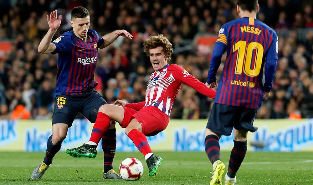 Barcelona y el once que colocaría en el campo de juego con la inclusión de Antoine Griezmann. Barcelona y el once que colocaría en el campo de juego con la inclusión de Antoine Griezmann.