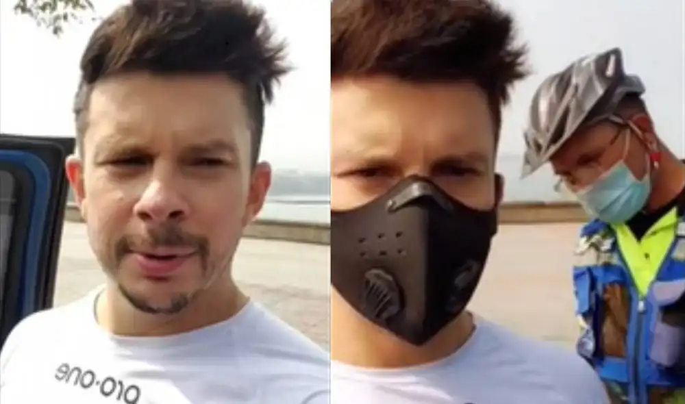 Mario Hart sufrió una fuerte caída en el malecón de Chorrillos. Foto: captura de Instagram