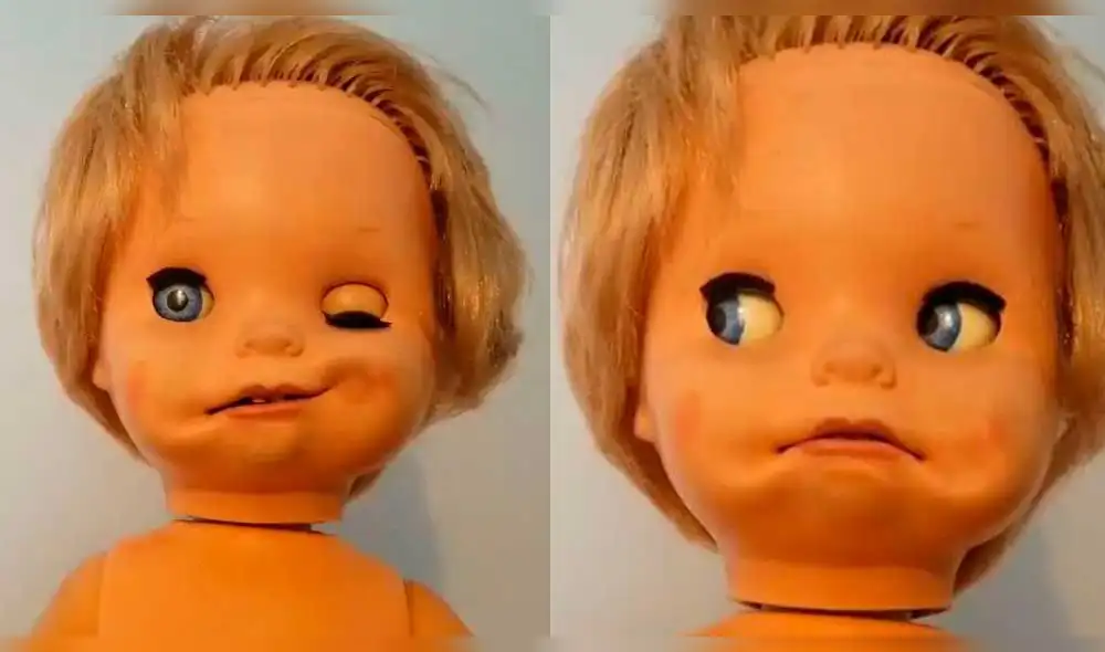 Facebook: encontró a su muñeco de infancia y termina aterrada por sus extraños gestos [VIDEO]