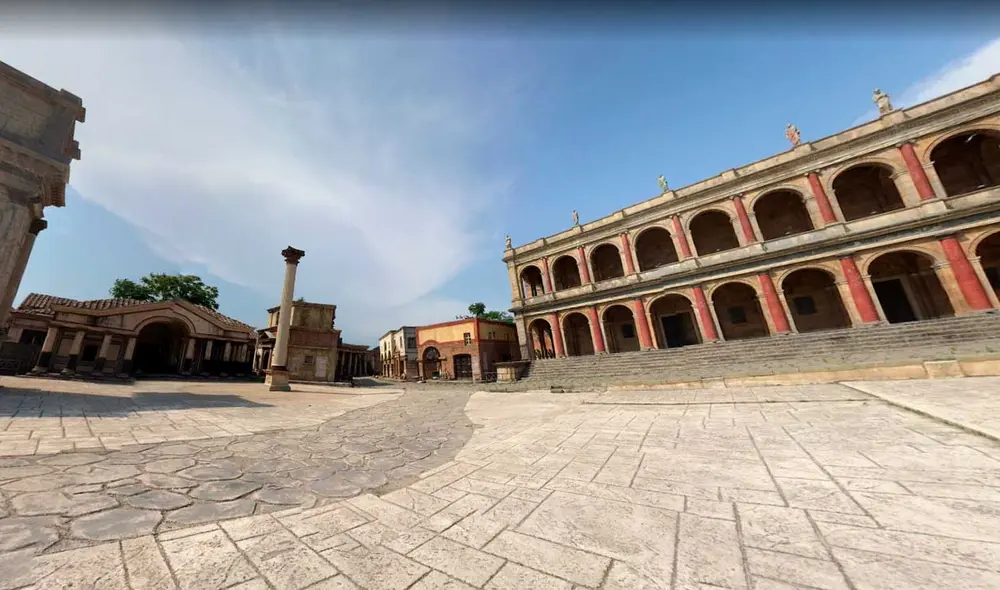 Desliza las imágenes para ver cómo luce una de las locaciones mostradas en La pasión de Cristo. Foto: captura de Google Maps