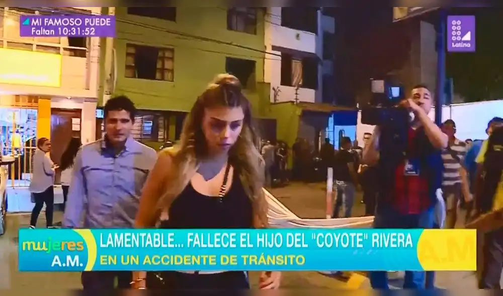 Alondra García Miró acompañó a Paolo Guerrero en el velorio de su sobrino [FOTOS] 