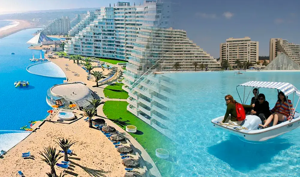 La piscina más grande de América Latina requiere 250 millones de litros de agua. Foto: composición LR/ Swimchile La piscina más grande de América Latina requiere 250 millones de litros de agua. Foto: composición LR/ Swimchile